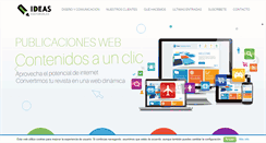 Desktop Screenshot of ideaseditoriales.com